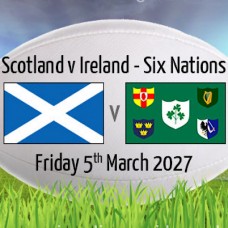 SCOTLAND V IRELAND, GUINESS SIX NATIONS 2027, MURRAYFIELD STADIUM, EDINBURGH, FRIDAY 5TH MARCH 2027 SCOTLAND V IRELAND, GUINESS SIX NATIONS 2027, MURRAYFIELD STADIUM, EDINBURGH, FRIDAY 5TH MARCH 2027